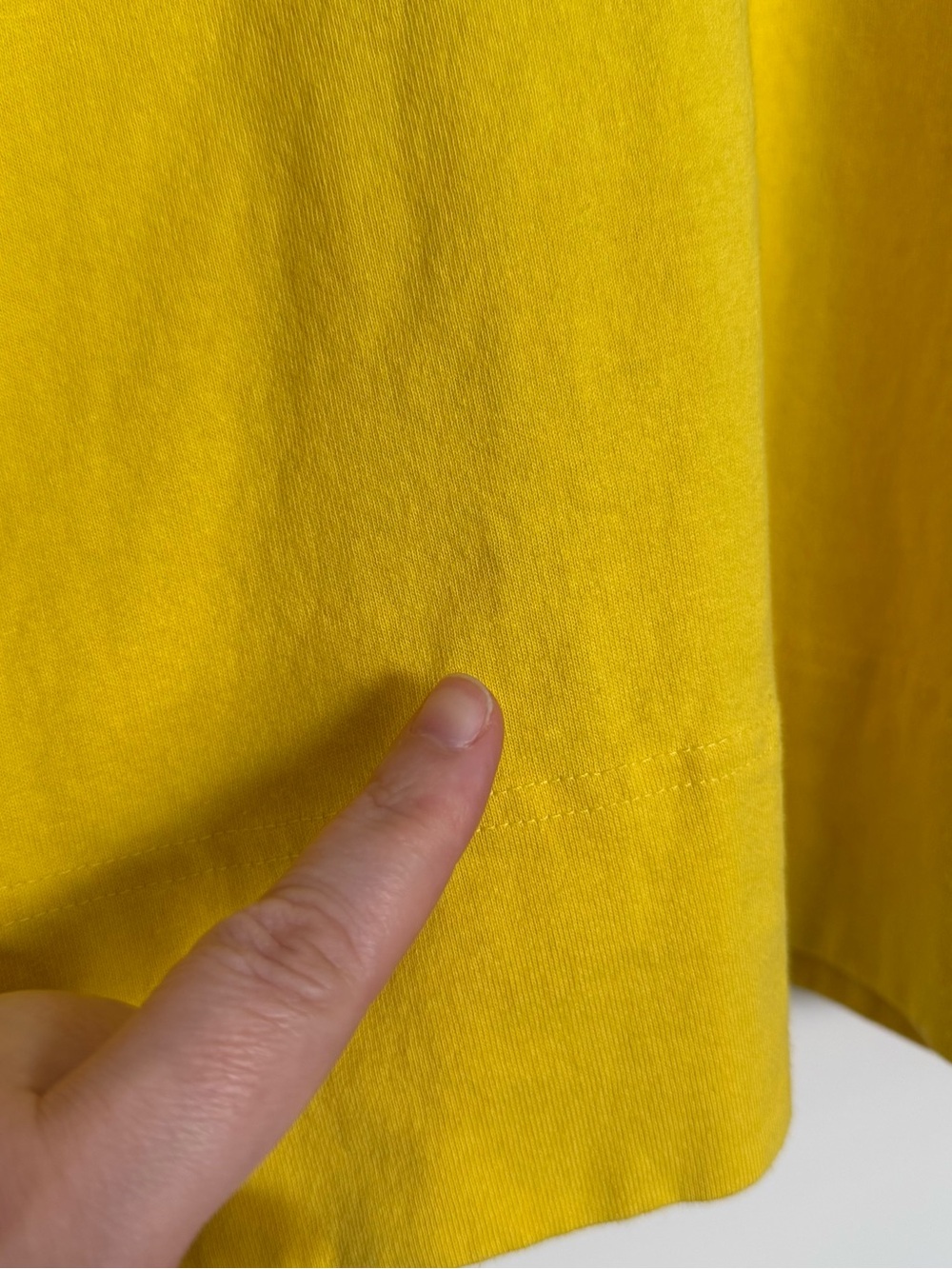 Everlane Polo Shirt Top Womens Sz S Yellow Oversized Long Sleeve Organic Cotton - Picture 5 of 12